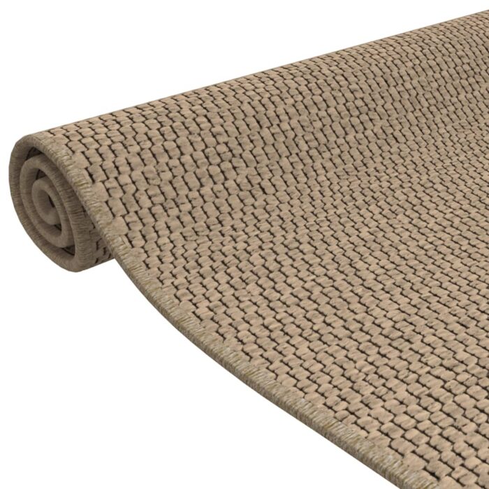 Tapis de couloir aspect sisal sable 80x150 cm – Image 3