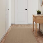 Tapis de couloir aspect sisal sable 80x250 cm