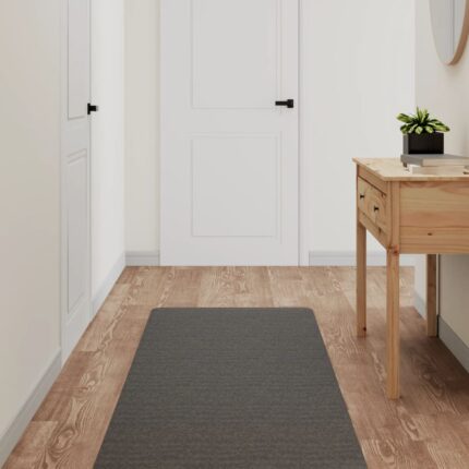 Tapis de couloir anthracite 60x180 cm