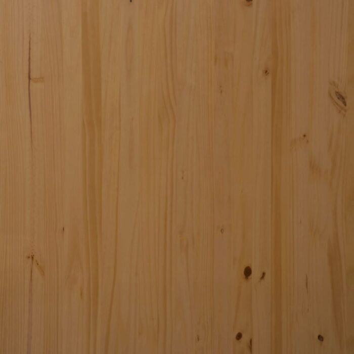 Armoire roulante avec tiroirs MOSS bois de pin marron miel – Image 6