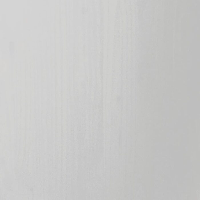 Armoire roulante avec tiroirs MOSS blanc bois de pin solide – Image 6