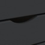 Armoire roulante avec tiroirs MOSS gris bois de pin solide – Image 5