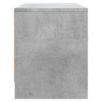 Meuble TV gris béton 102x30x37,5 cm bois d'ingénierie – Image 5