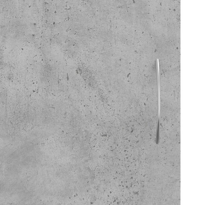 Meuble TV gris béton 102x30x37,5 cm bois d'ingénierie – Image 7