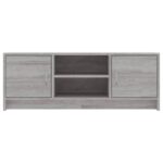Meuble TV sonoma gris 102x30x37,5 cm bois d'ingénierie – Image 3