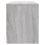 Meuble TV sonoma gris 102x30x37,5 cm bois d'ingénierie – Image 5