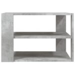 Table basse gris béton 59,5x59,5x40 cm bois d'ingénierie – Image 2