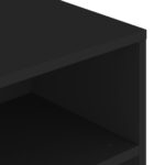 Table basse noir 90x55x42,5 cm bois d'ingénierie – Image 5