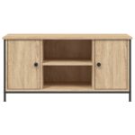 Meuble TV Chêne sonoma 100x40x50 cm Bois d'ingénierie – Image 4