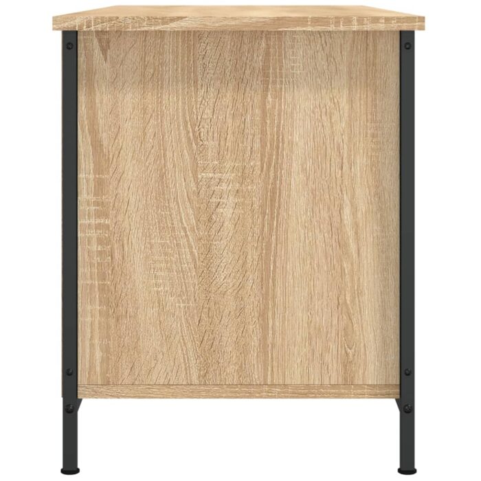 Meuble TV Chêne sonoma 100x40x50 cm Bois d'ingénierie – Image 5