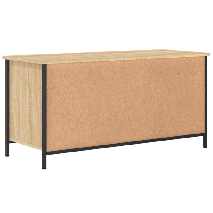 Meuble TV Chêne sonoma 100x40x50 cm Bois d'ingénierie – Image 6