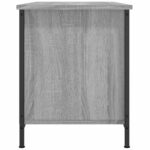 Meuble TV Sonoma gris 100x40x50 cm Bois d'ingénierie – Image 5