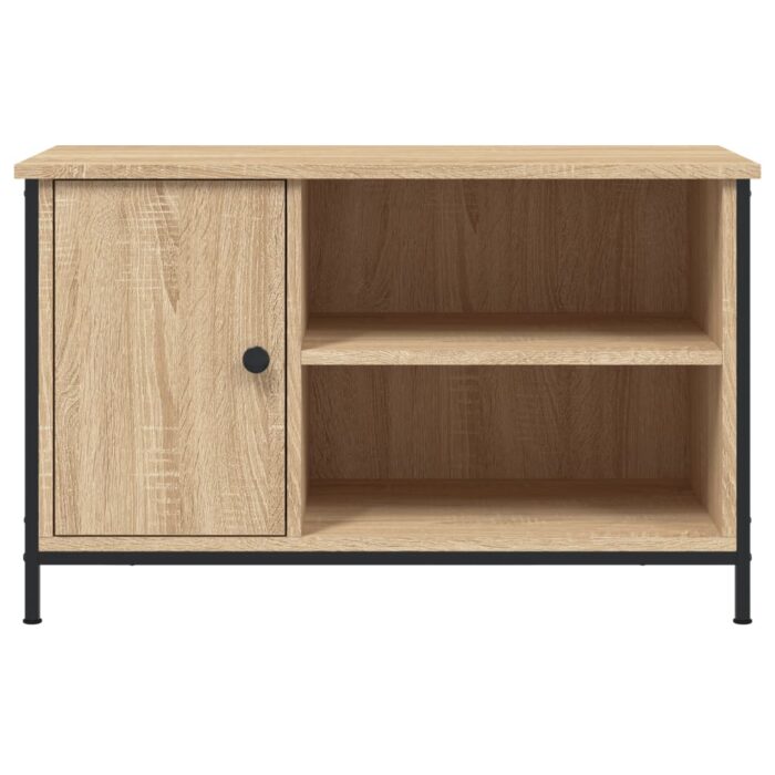 Meuble TV Chêne sonoma 80x40x50 cm Bois d'ingénierie – Image 4