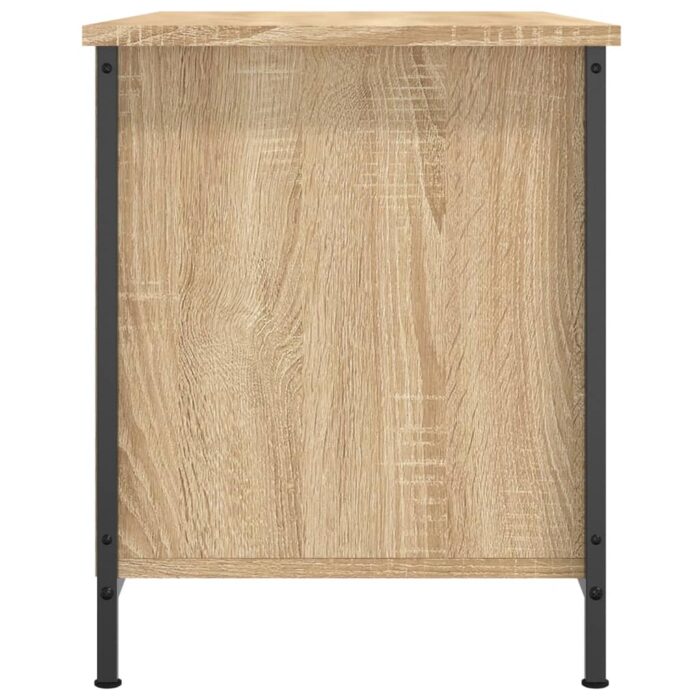 Meuble TV Chêne sonoma 80x40x50 cm Bois d'ingénierie – Image 5