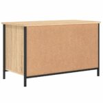 Meuble TV Chêne sonoma 80x40x50 cm Bois d'ingénierie – Image 6