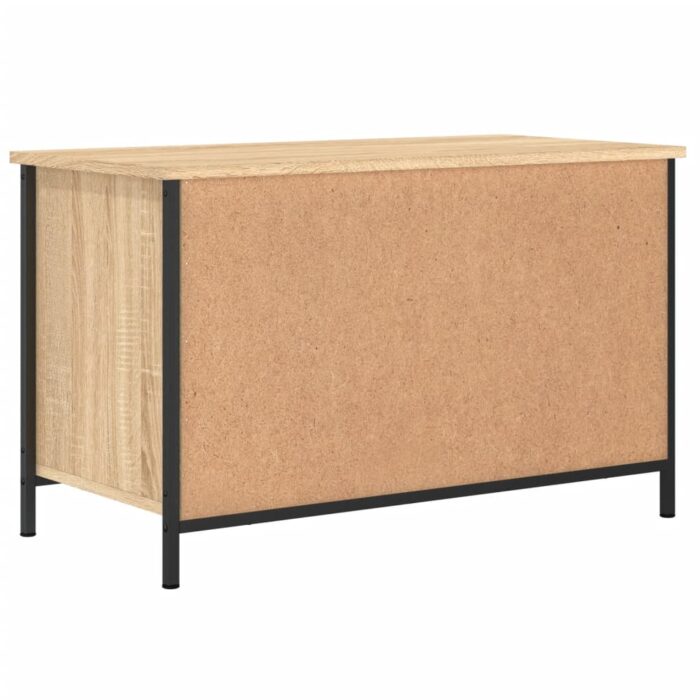 Meuble TV Chêne sonoma 80x40x50 cm Bois d'ingénierie – Image 6