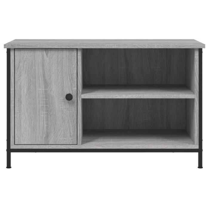 Meuble TV Sonoma gris 80x40x50 cm Bois d'ingénierie – Image 4