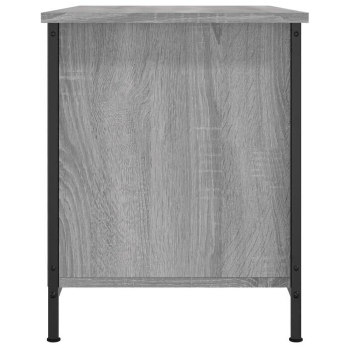 Meuble TV Sonoma gris 80x40x50 cm Bois d'ingénierie – Image 5