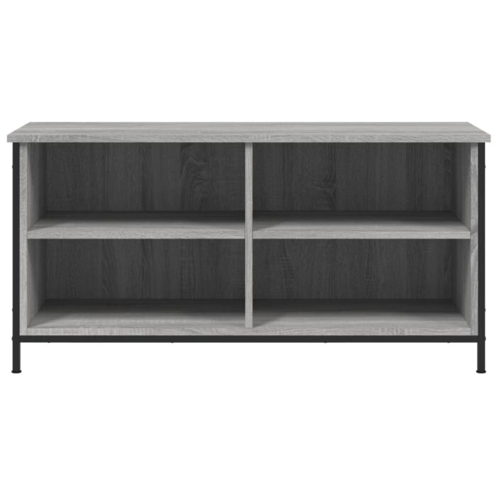 Meuble TV Sonoma gris 100x40x50 cm Bois d'ingénierie – Image 2