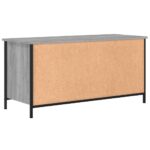 Meuble TV Sonoma gris 100x40x50 cm Bois d'ingénierie – Image 4