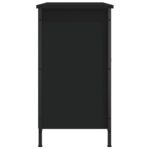 Meuble TV noir 100x35x65 cm bois d'ingénierie – Image 5