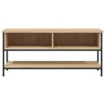 Meuble TV chêne sonoma 100x35x45 cm bois d'ingénierie – Image 2