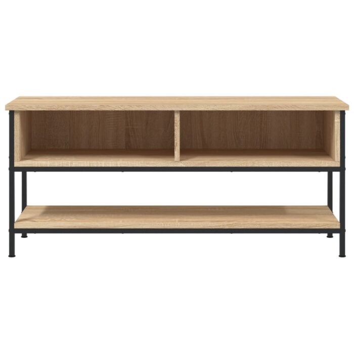 Meuble TV chêne sonoma 100x35x45 cm bois d'ingénierie – Image 2
