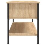Meuble TV chêne sonoma 100x35x45 cm bois d'ingénierie – Image 3