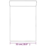 Papier peint 3D couleur unie gris 10x0,53 m non tissé – Image 6