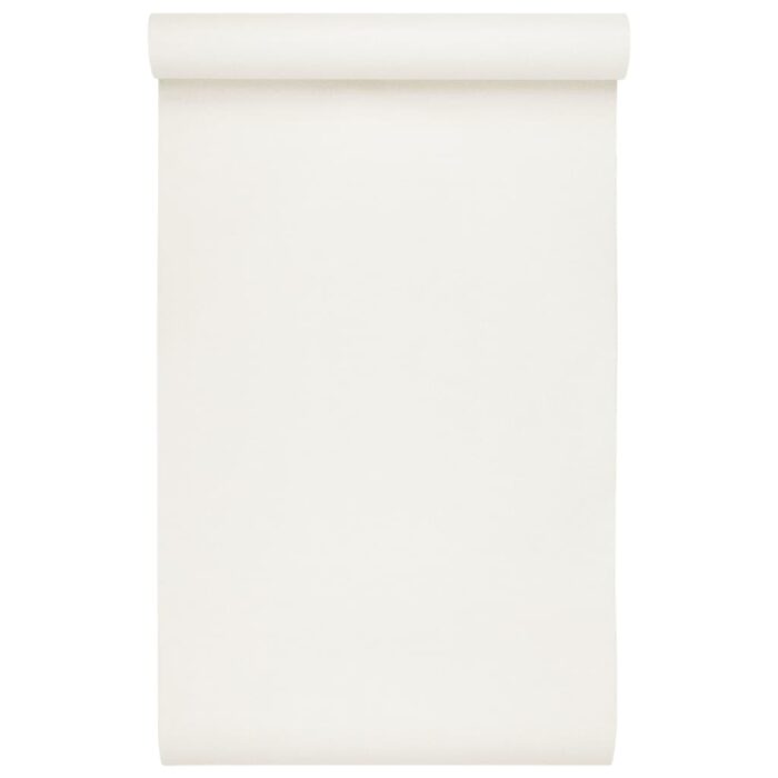 Papier peint 3D couleur unie crème 10x0,53 m non tissé – Image 2