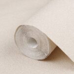 Papier peint 3D couleur unie beige 10x0,53 m non tissé – Image 3