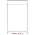 Papier peint 3D couleur unie gris 10x0,53 m non tissé – Image 6