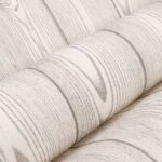 Papier peint 3D grain de bois gris 10x0,53 m non tissé – Image 4