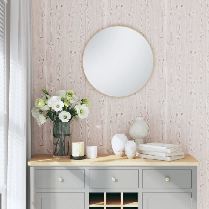 Papier peint 3D grain de bois gris 10x0,53 m non tissé – Image 1