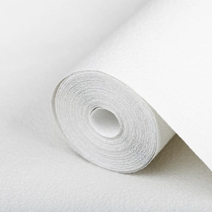 Papier peint 3D couleur unie beige 10x0,53 m non tissé – Image 3