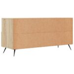 Meuble TV chêne sonoma 102x36x50 cm bois d'ingénierie – Image 6
