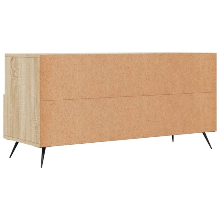 Meuble TV chêne sonoma 102x36x50 cm bois d'ingénierie – Image 6