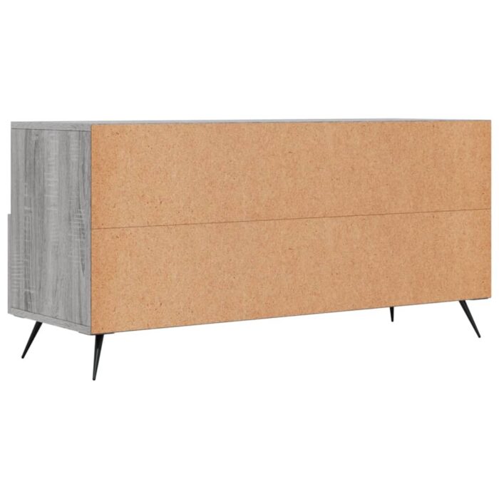 Meuble TV sonoma gris 102x36x50 cm bois d'ingénierie – Image 6