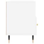 Meuble TV blanc 102x36x50 cm bois d'ingénierie – Image 5