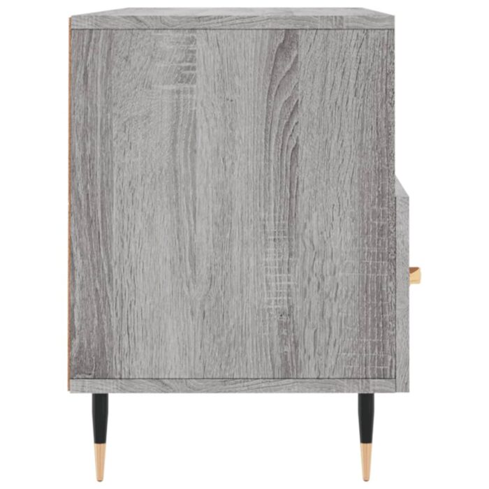 Meuble TV sonoma gris 102x36x50 cm bois d'ingénierie – Image 5