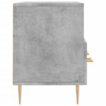 Meuble TV gris béton 102x36x50 cm bois d'ingénierie – Image 5