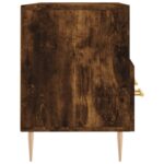 Meuble TV chêne fumé 102x36x50 cm bois d'ingénierie – Image 5