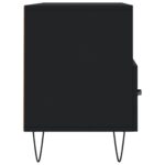Meuble TV noir 102x36x50 cm bois d'ingénierie – Image 5