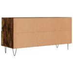 Meuble TV chêne fumé 102x36x50 cm bois d'ingénierie – Image 6