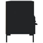 Meuble TV noir 102x36x50 cm bois d'ingénierie – Image 5
