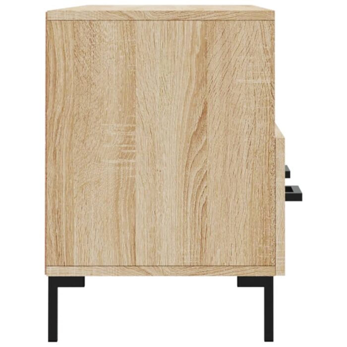 Meuble TV chêne sonoma 102x36x50 cm bois d'ingénierie – Image 5
