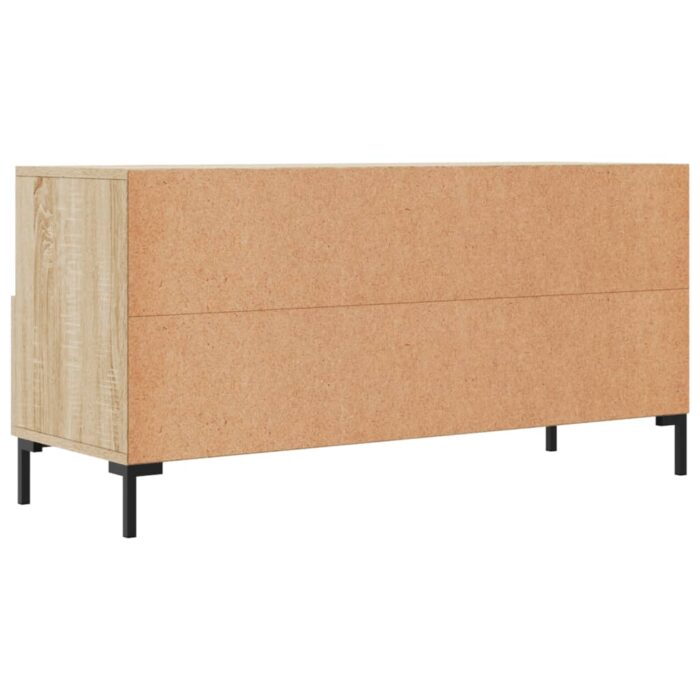 Meuble TV chêne sonoma 102x36x50 cm bois d'ingénierie – Image 6