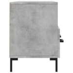 Meuble TV gris béton 102x36x50 cm bois d'ingénierie – Image 5