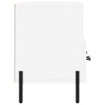Meuble TV blanc 102x36x50 cm bois d'ingénierie – Image 5