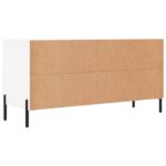 Meuble TV blanc 102x36x50 cm bois d'ingénierie – Image 6